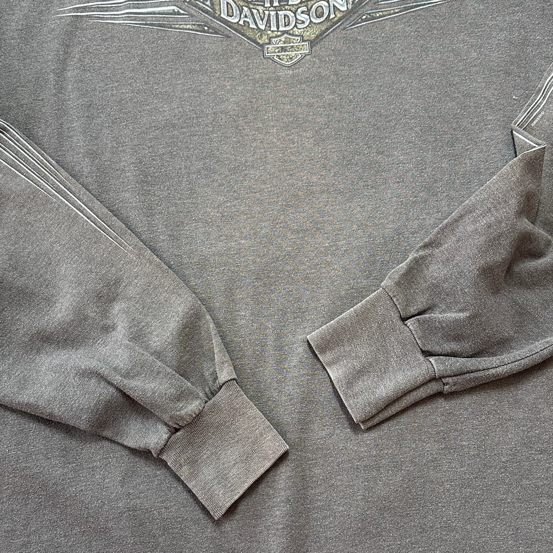 00s USA 할리데이비슨 페이디드 롱슬리브 티셔츠 XL 상품이미지5