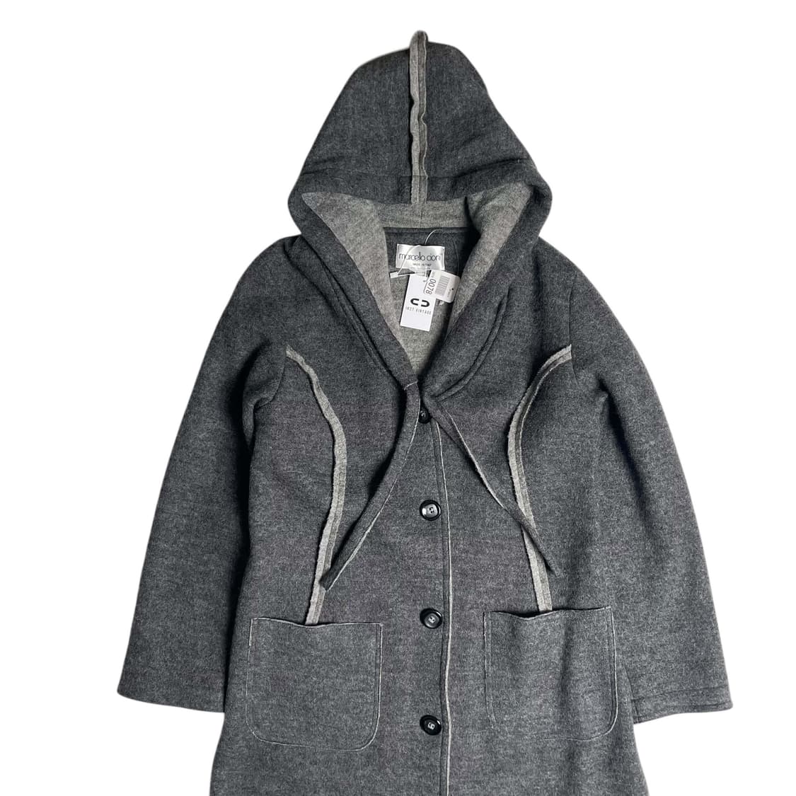 Marcello cioni 컷오프 울100 코트 (Italy)   상품이미지2