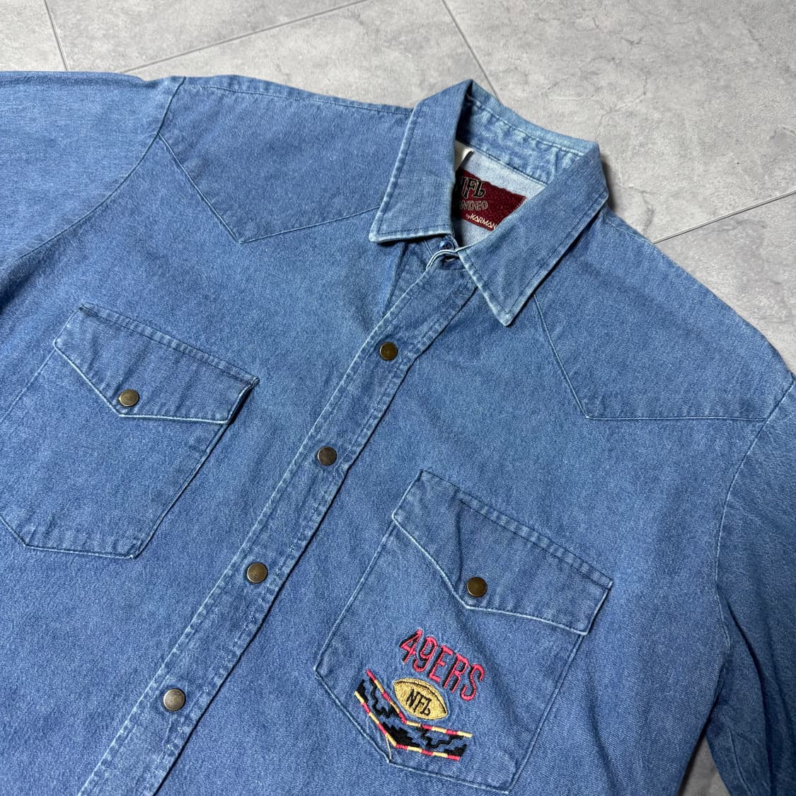 NFL 웨스턴 데님 셔츠 상품이미지2