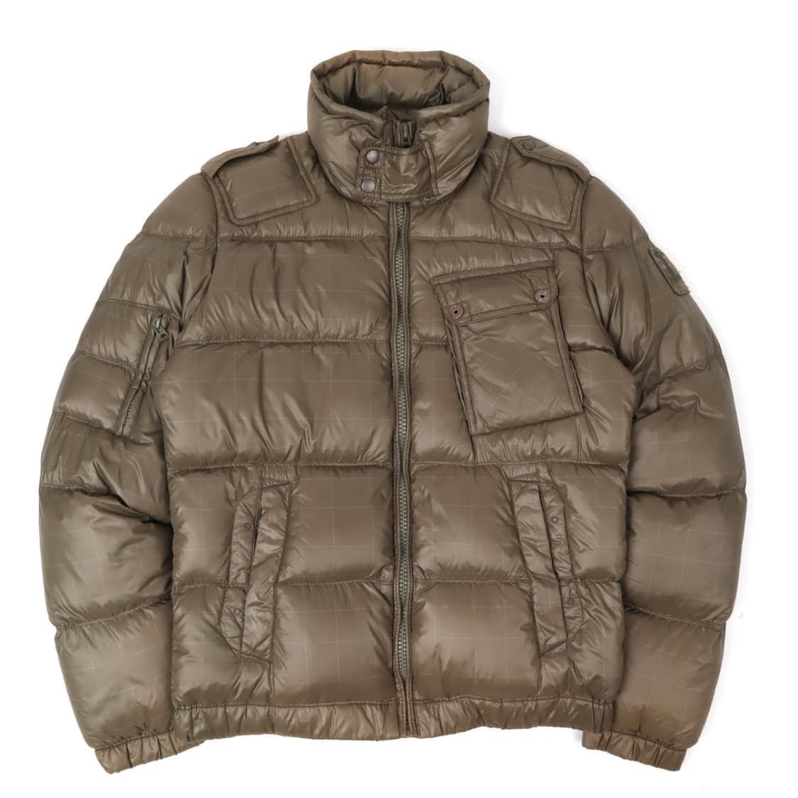 디젤 바이커 푸퍼 자켓 카키 S 상품이미지1