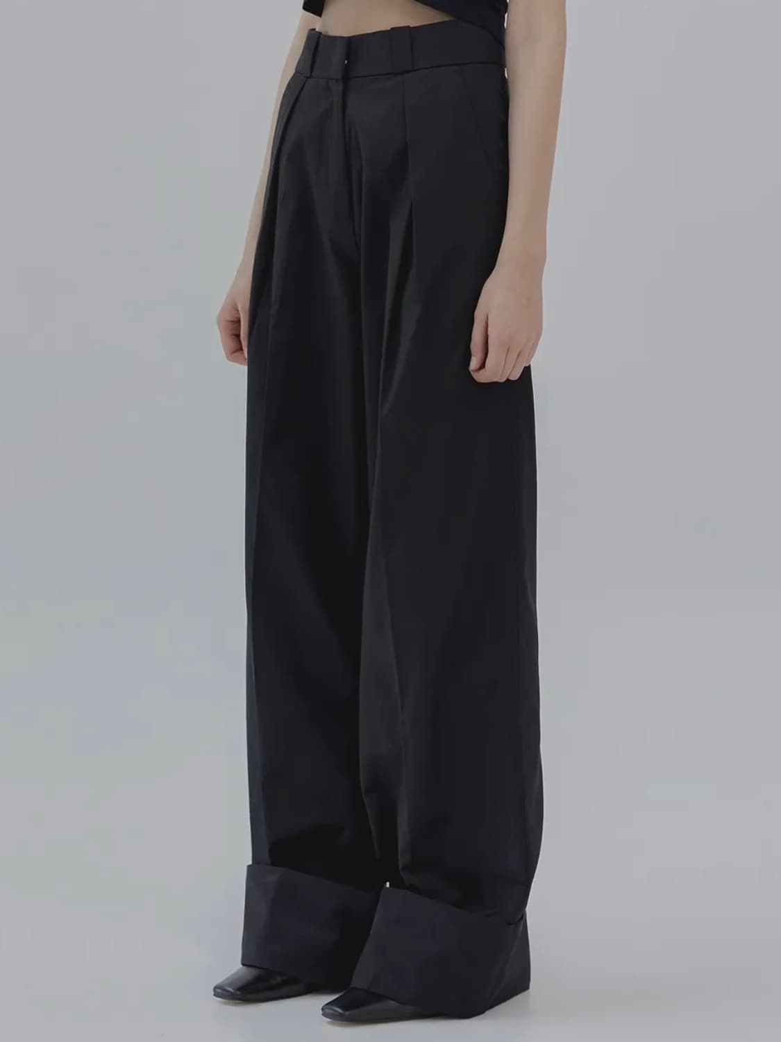 (택포)트리밍버드 Roll-up Inverted Pleats Pants 상품이미지1