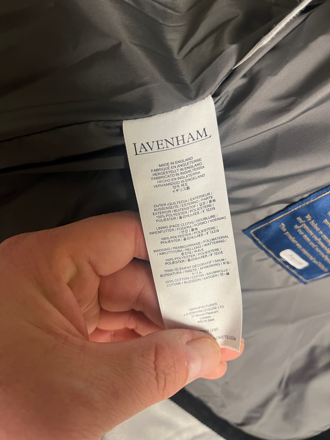 라벤햄 퀼팅 자켓 상품이미지8