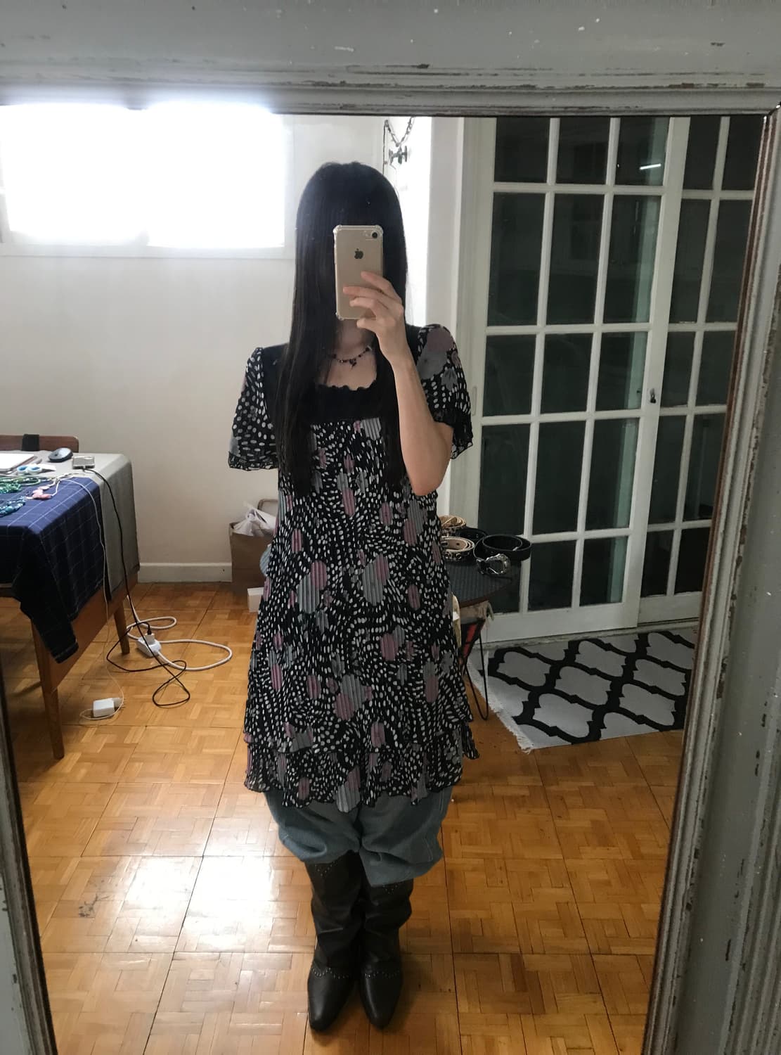 vintage pleats one-piece 상품이미지1