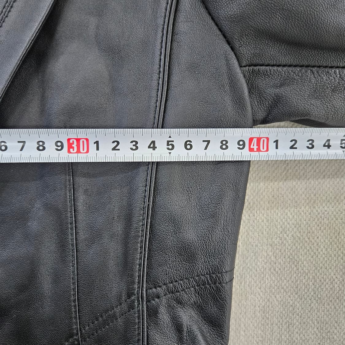 [66] ROBO 로보 여성 80s 원버튼 양가죽 레더 자켓 0120Y2 상품이미지7