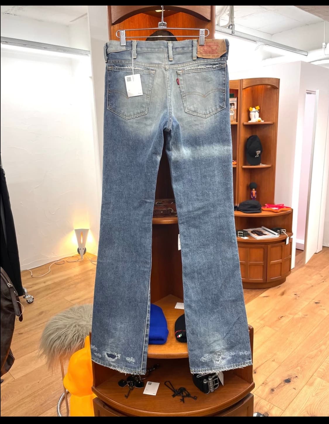 [32] LVC 리바이스 517 패치워크 플레어 데님 팬츠 상품이미지4