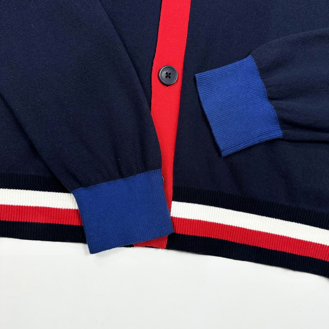 타미힐피거 플래그 H로고 네이비 니트 가디건 (M) 상품이미지4