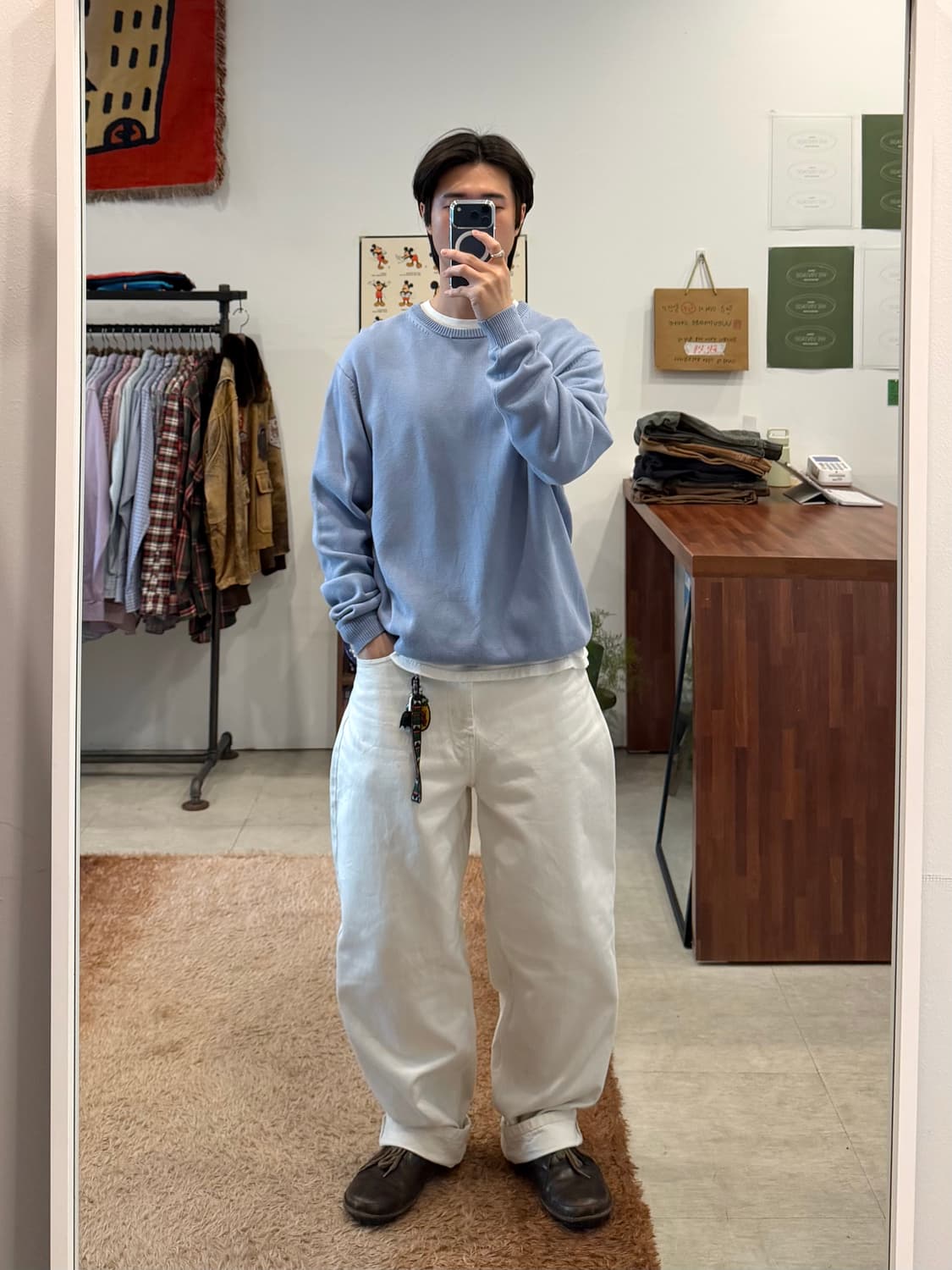 Brooks Brothers 브룩스 브라더스 크루넥 코튼 니트 상품이미지2