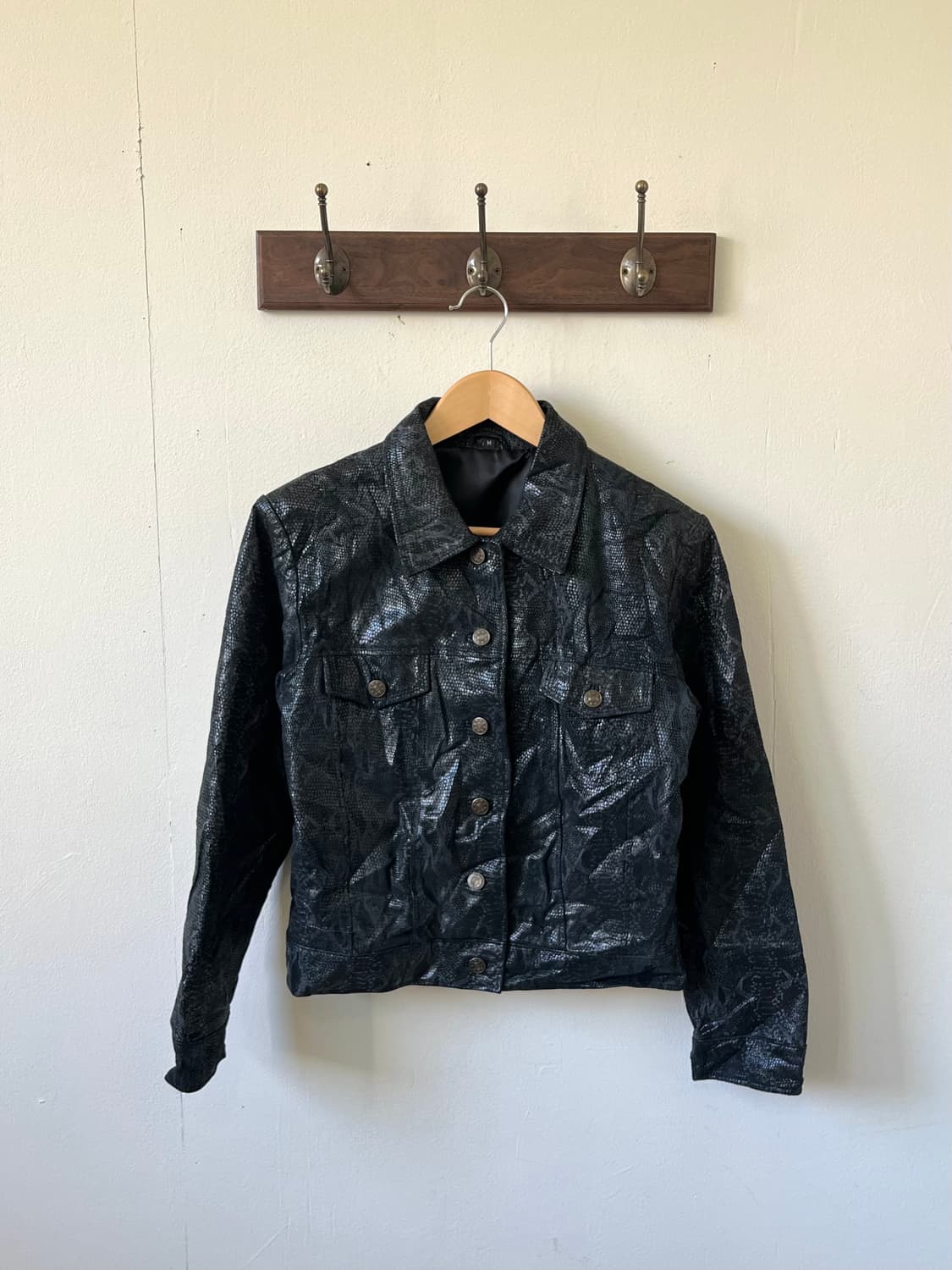 Japan Vtg 피그 스킨 트러커 자켓 상품이미지1