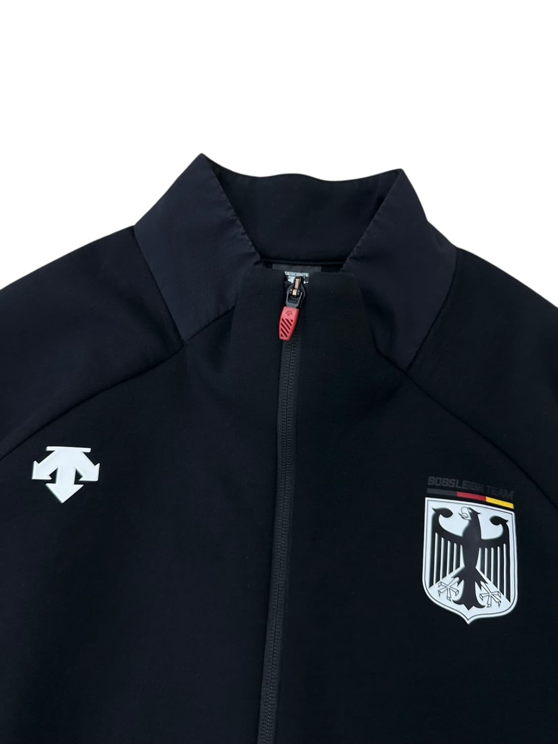 데상트 독일 트랙탑 집업 블랙 (XL) 상품이미지4