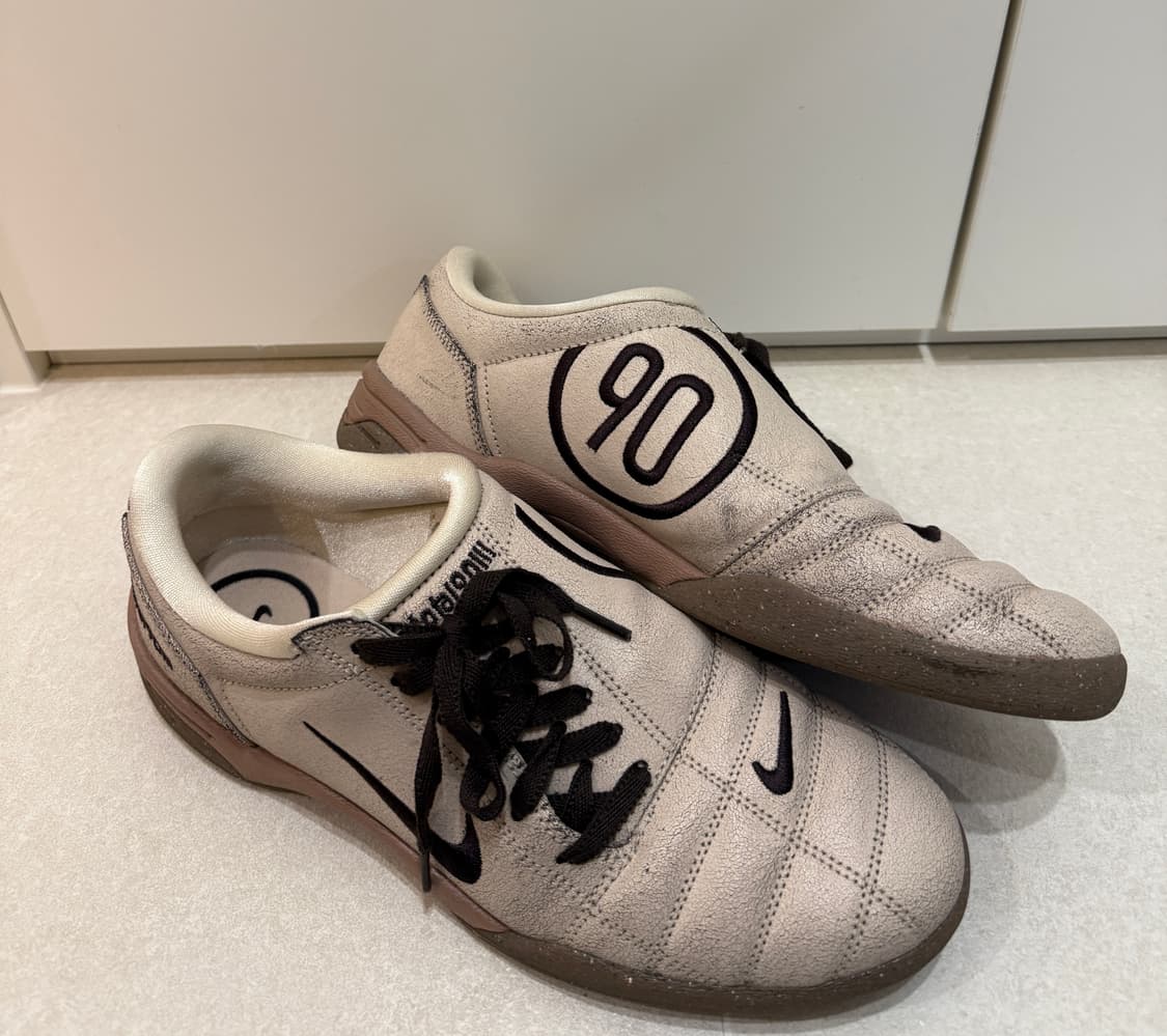 (280)나이키 스니커즈 토탈 90 T90 펄 화이트 브라운 핑크 브라운 상품이미지1