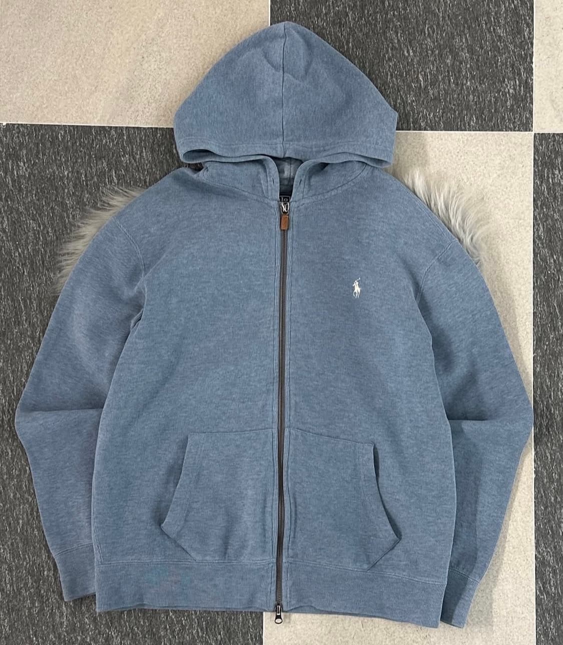 폴로 랄프로렌 멜란지스카이 후드집업 상품이미지1