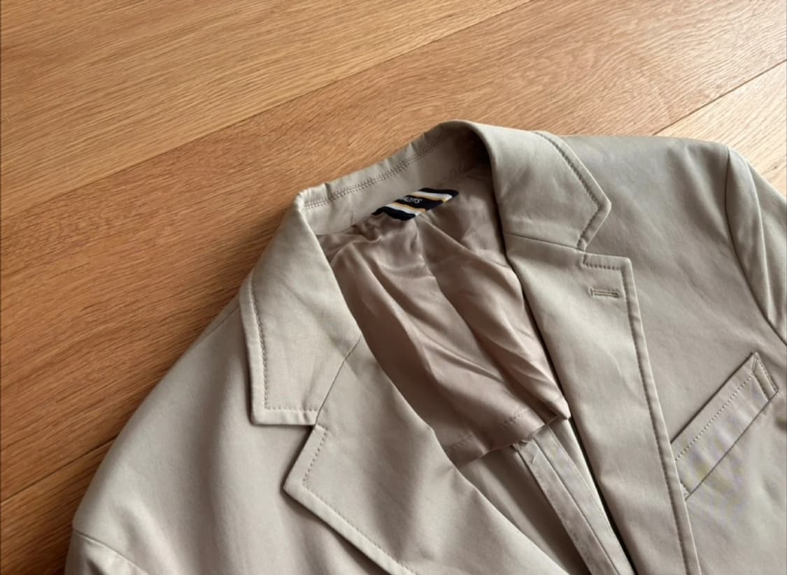 Hazzys 헤지스 베이지 면 블레이저 자켓 100 상품이미지3