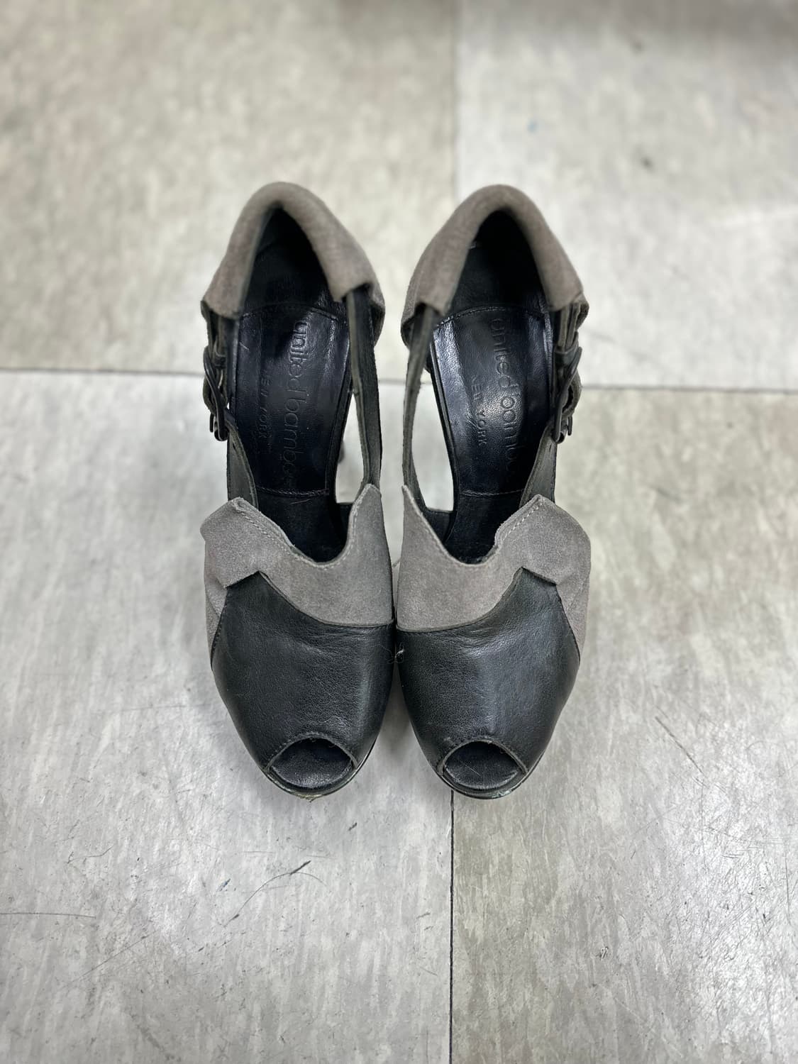 유나이티드 밤부 스웨이드x 에나멜 가죽 펌프스 united bamboo  상품이미지1