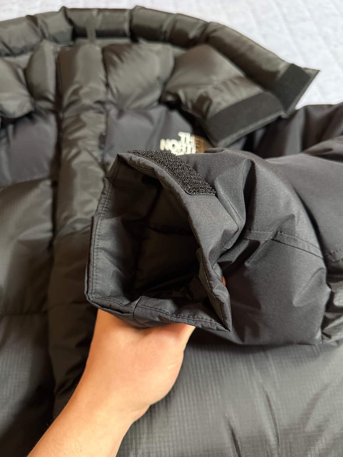 [L] 노스페이스 힘 다운 파카 블랙 재팬 상품이미지3
