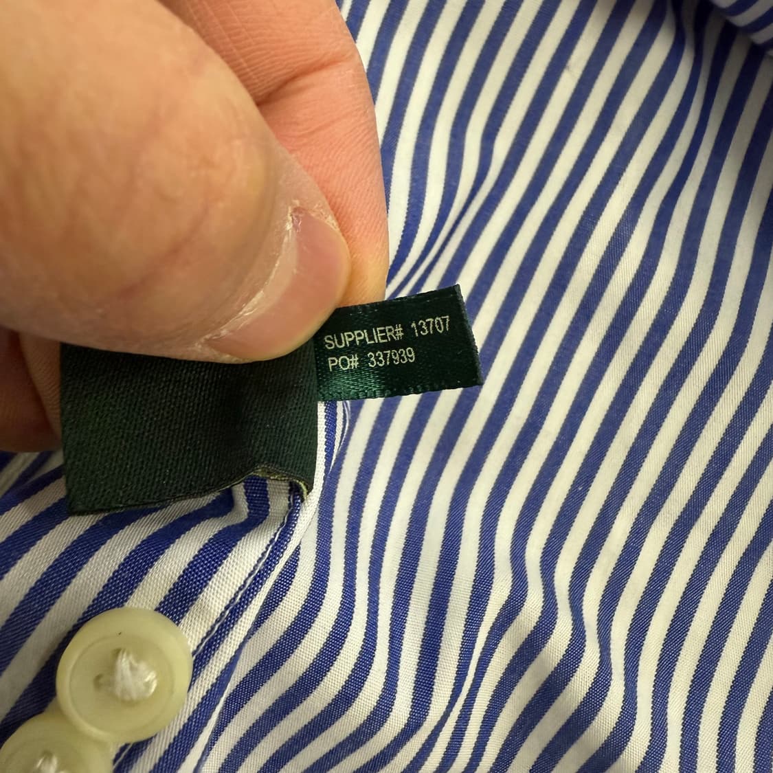 [16 1/2] 폴로랄프로렌 블루 스프라이트 셔츠 0109T1 상품이미지4