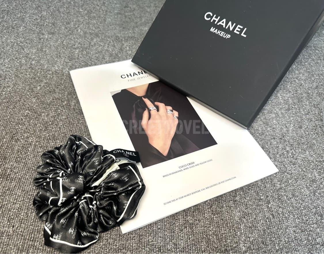샤넬 헤어슈슈 블랙 상품이미지1