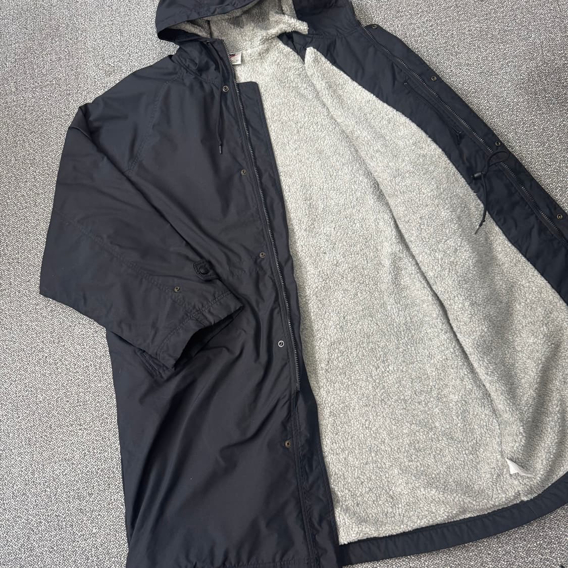 나이키 00s 올드스쿨 스우시 양털 롱패딩 상품이미지6