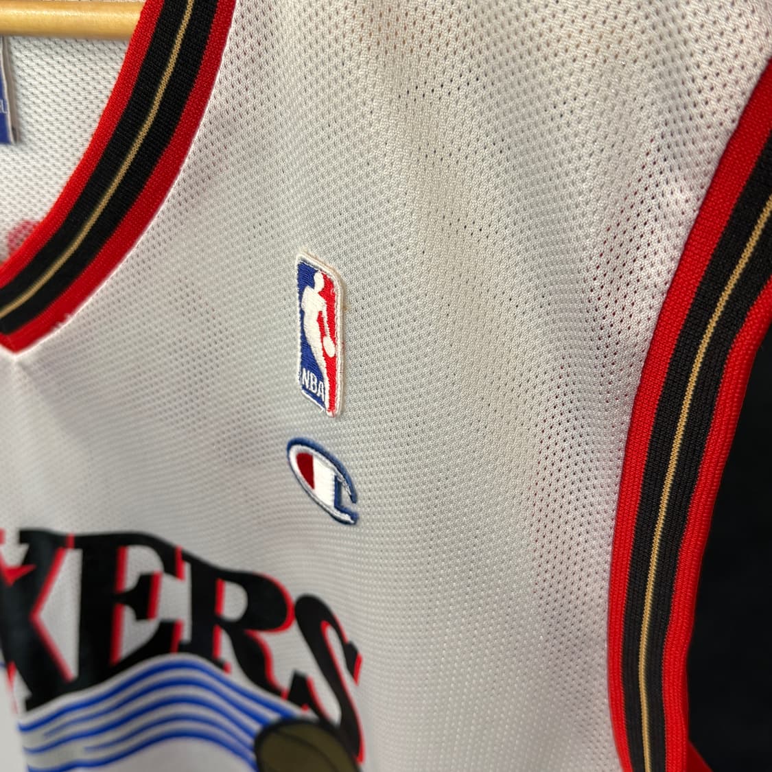 [M] 챔피온 필러델피아 앨런아이버슨 져지  상품이미지3