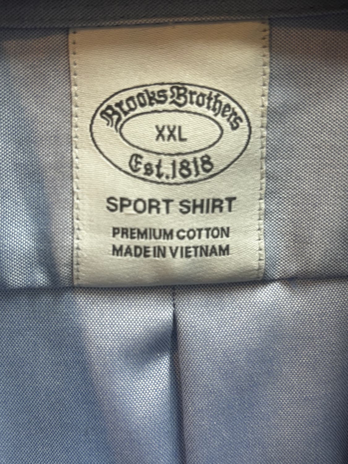 브룩스브라더스 라이트 블루 셔츠 상품이미지4