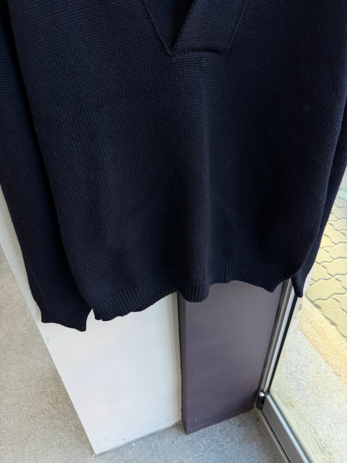 .52/ 질샌더 숄카라 리브스웻 니트 상품이미지4