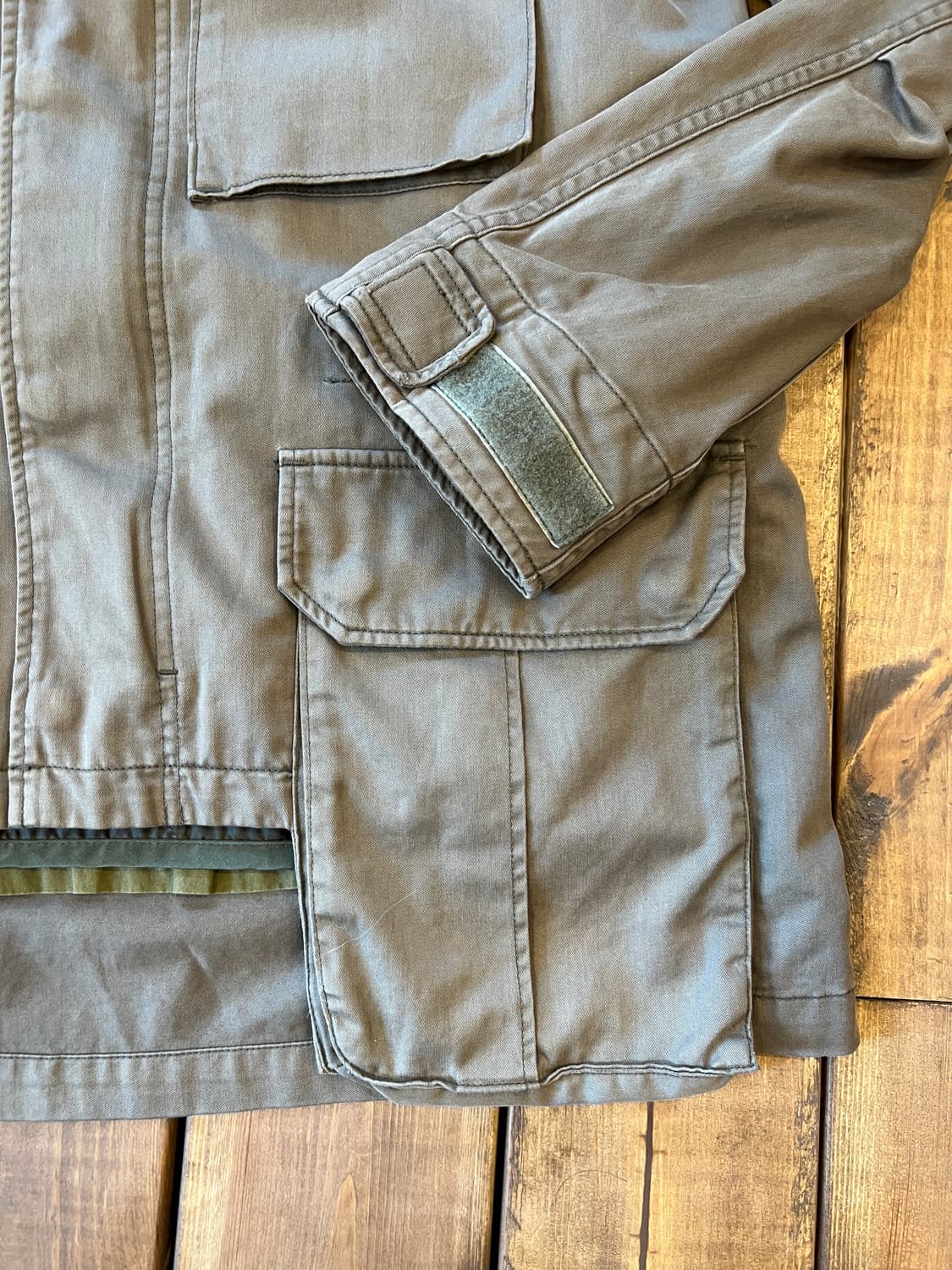 히스테릭 글래머 카키 퀄팅 후드 야상 상품이미지8