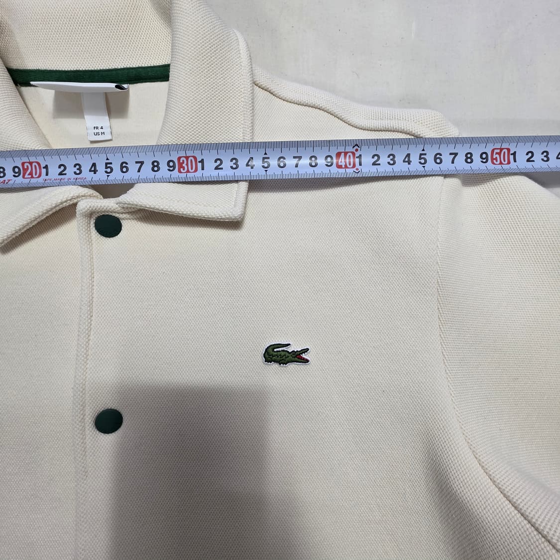 1772 라코스테 이중지 스타디움 스냅버튼 스웻 자켓 FR4(M) 상품이미지8