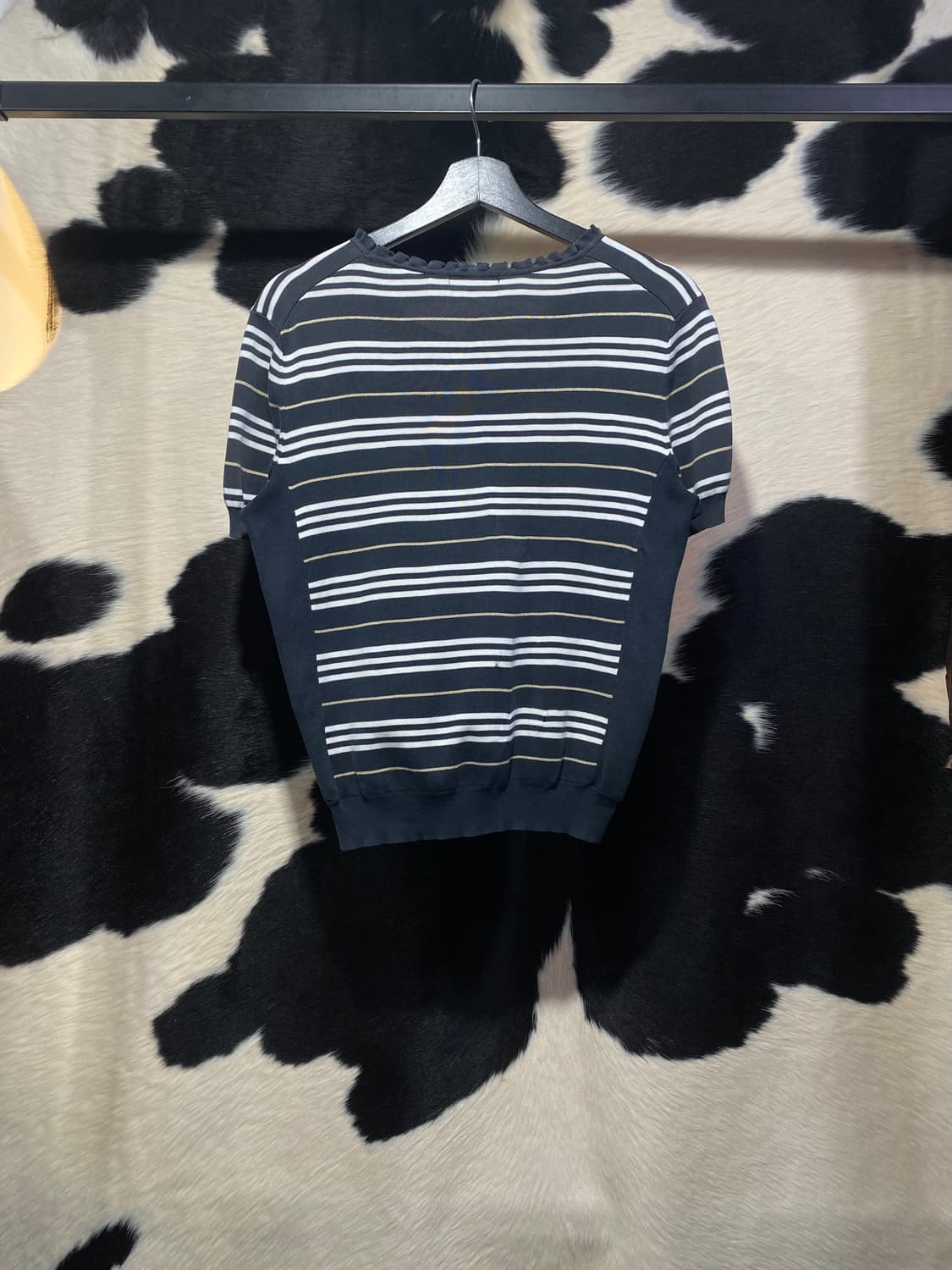 Burberry 프릴 디테일 글리터 스트라이프 니트 상품이미지6