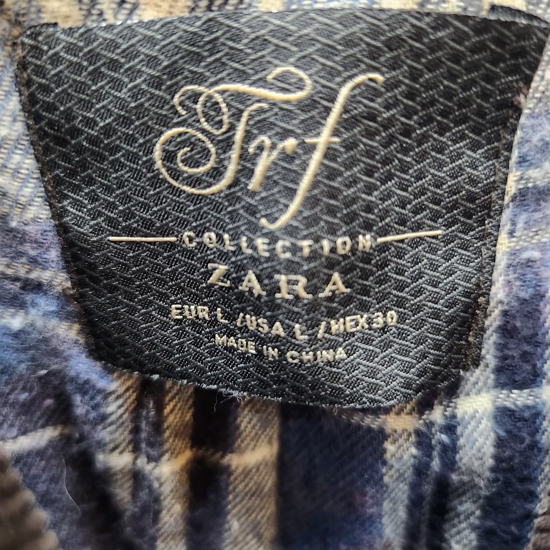 자라 ZARA 카라 카라코듀로이 왁스자켓 L(M) 상품이미지5