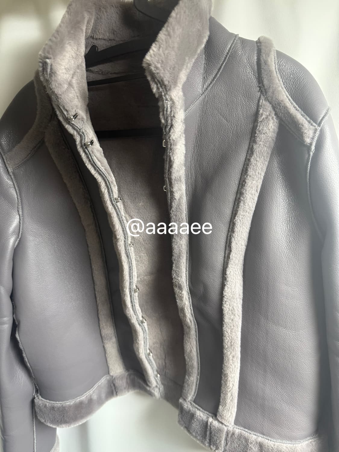 dotyears 퍼트리밍 자켓 스커트 세트 상품이미지4