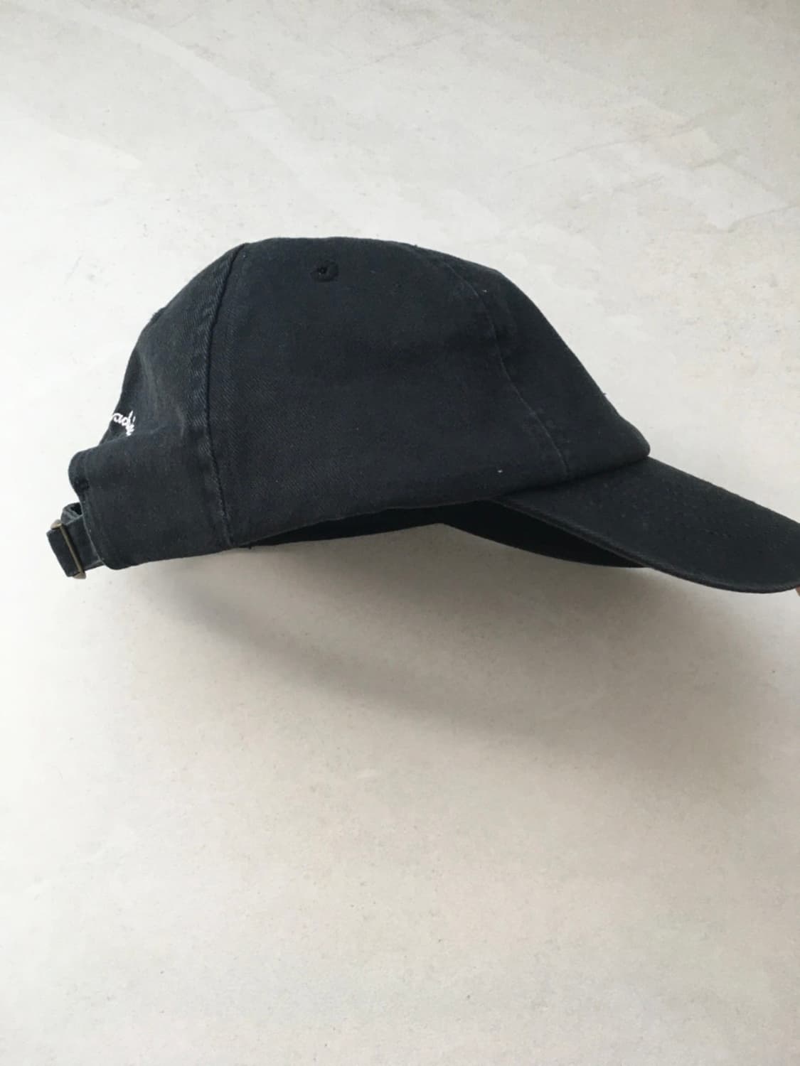 DEUS Shield Standard Dad Cap_Black 상품이미지6