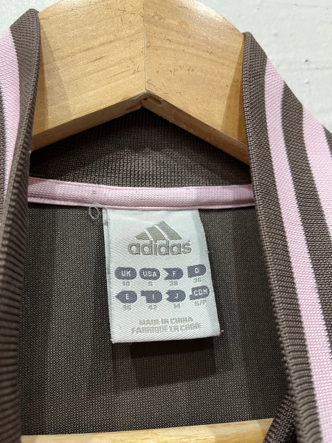 00s 아디다스 재팬 로고 브라운 핑크 트랙탑 져지 상품이미지5