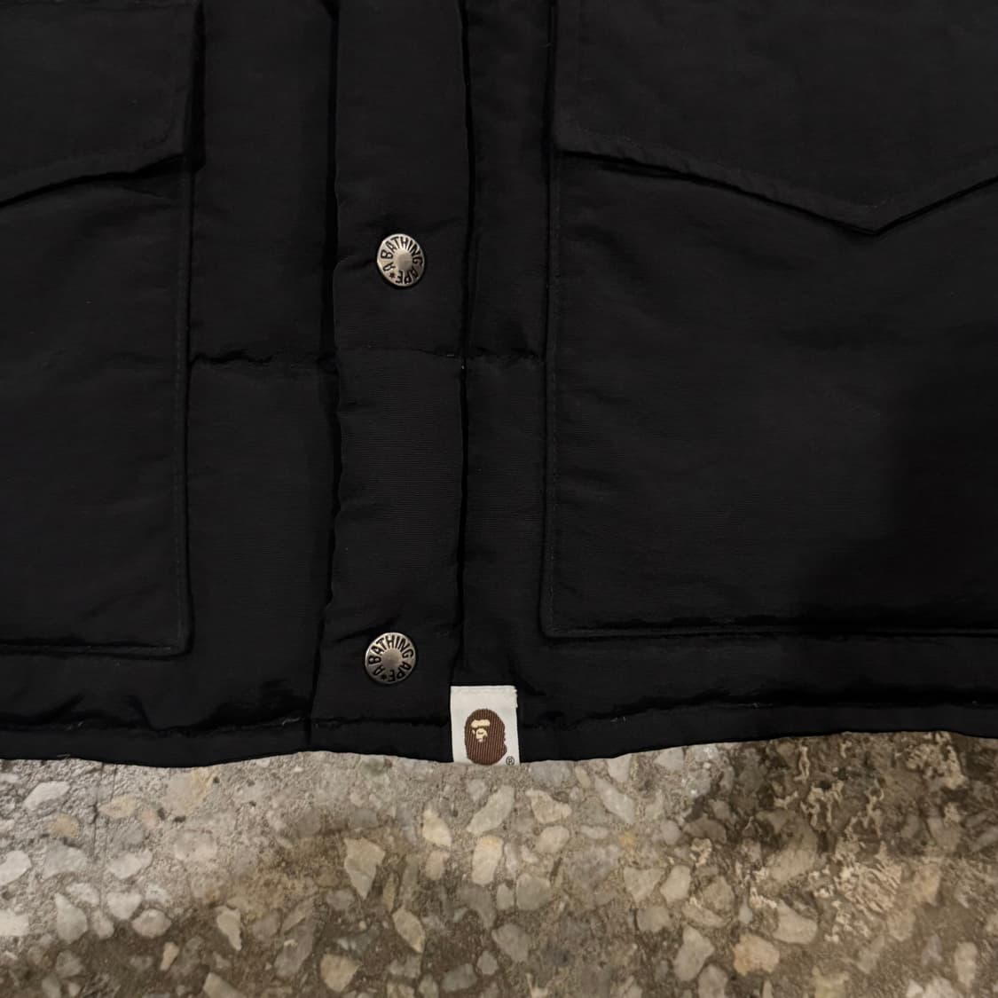 베이프 구스다운 패딩 S 상품이미지4