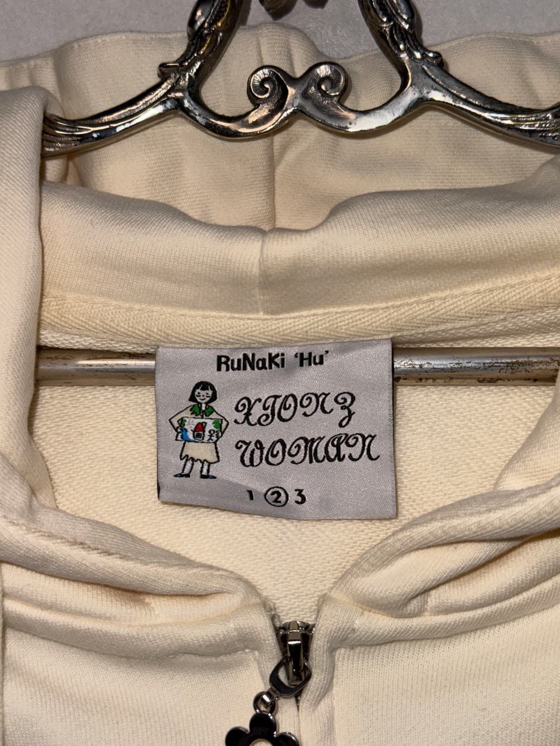 RuNaKiHu Steri Night Crop Hoodie Zip-Up  상품이미지7