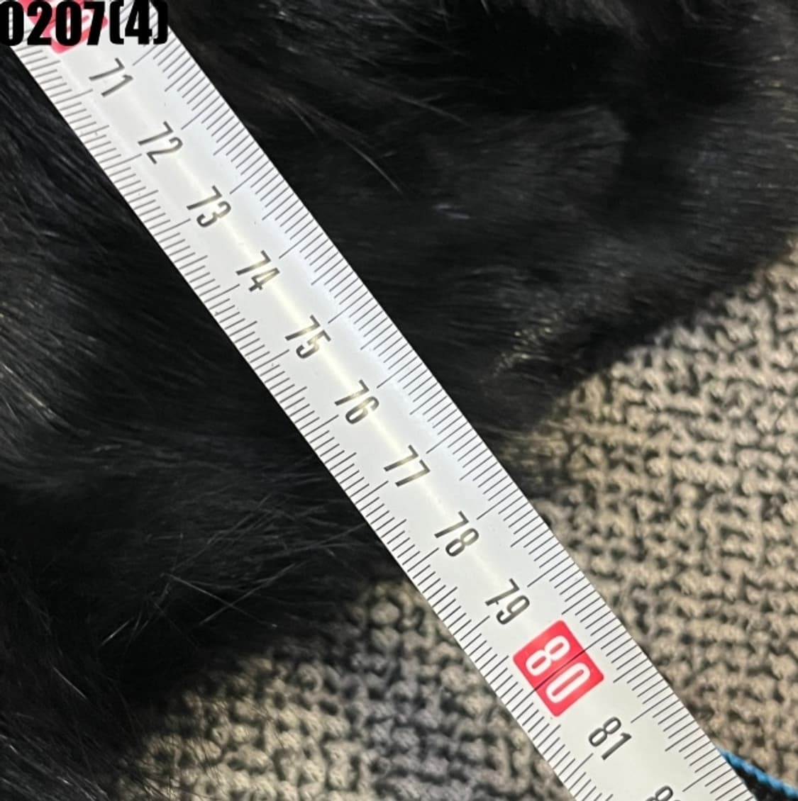 [55] 스위트숲 블랙 밍크 폭스 퍼 롱 조끼 0207(4) 상품이미지6