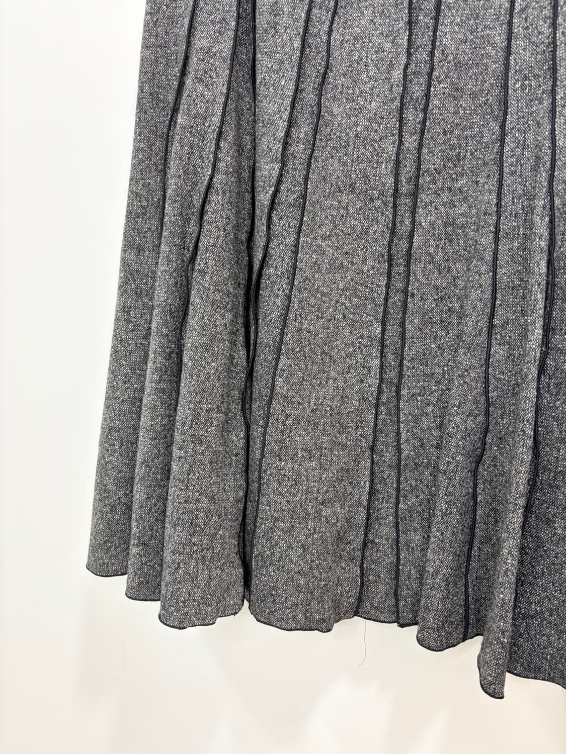 사선 울 스커트 치마 상품이미지9