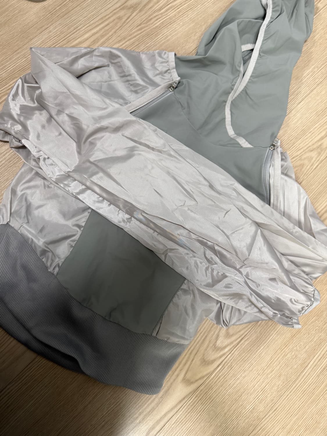 오호스 2-way Hoodie Bolero / Khaki 상품이미지4