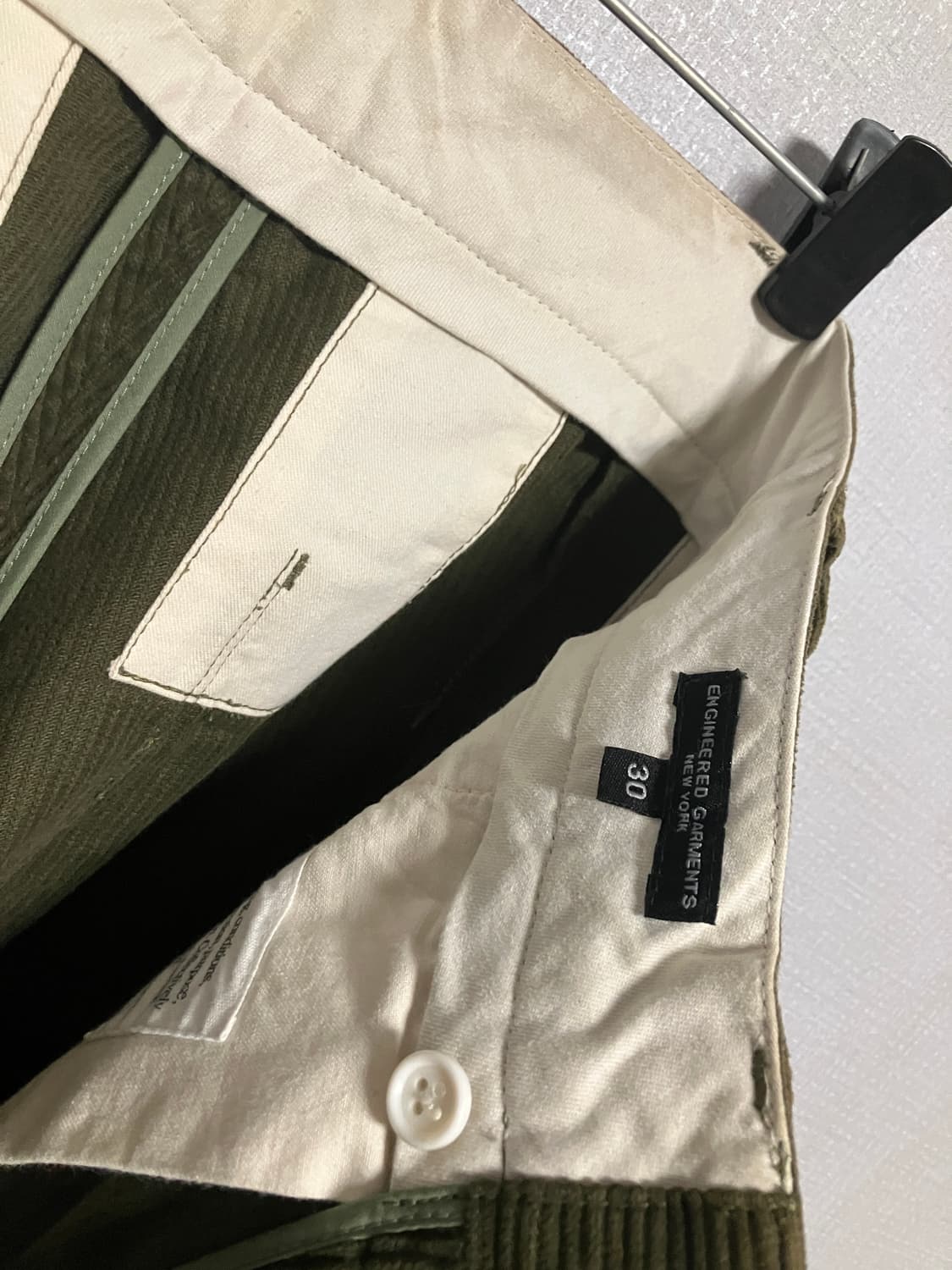 엔지니어드가먼츠 코듀로이 팬츠 30 상품이미지8