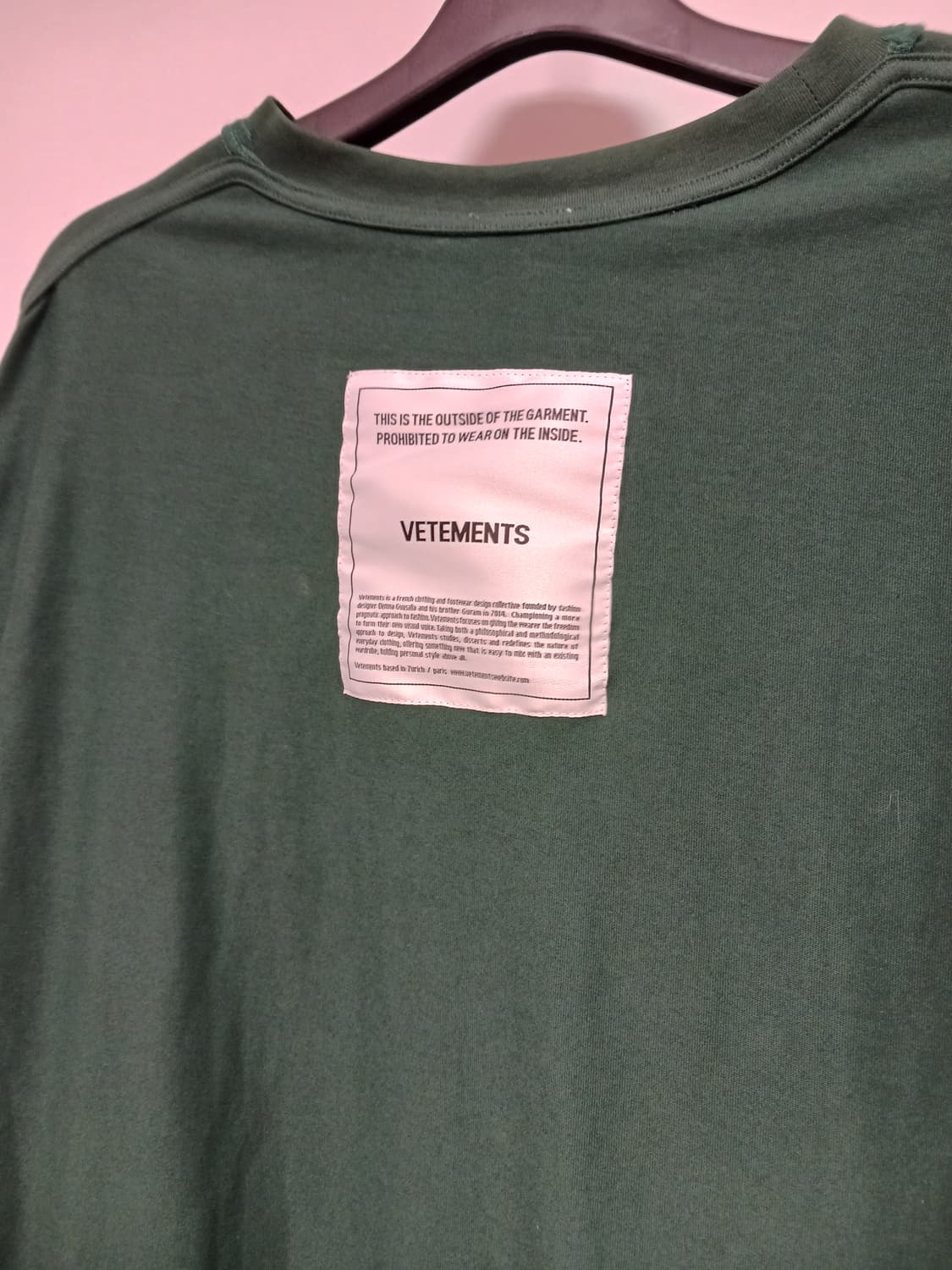 베트멍 포어팜므 인사이드아웃 긴팔티셔츠 상품이미지6