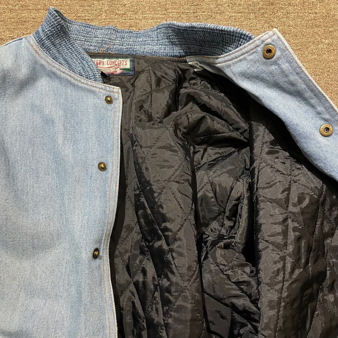 (M) 아메리칸 빈티지 데님 바시티 자켓  상품이미지5