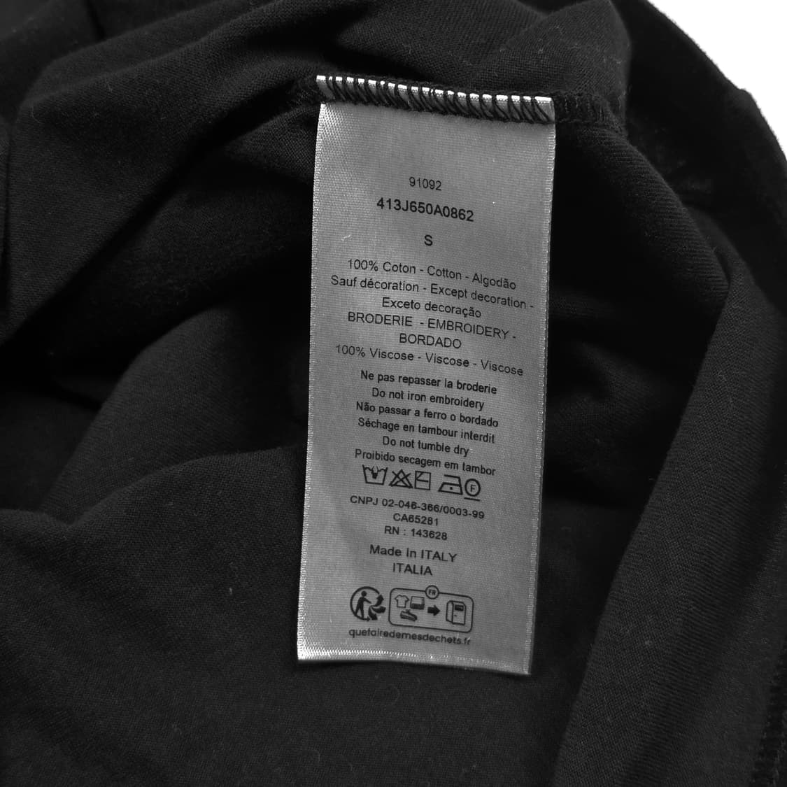 디올 로고 아이콘 반팔 티셔츠 상품이미지5