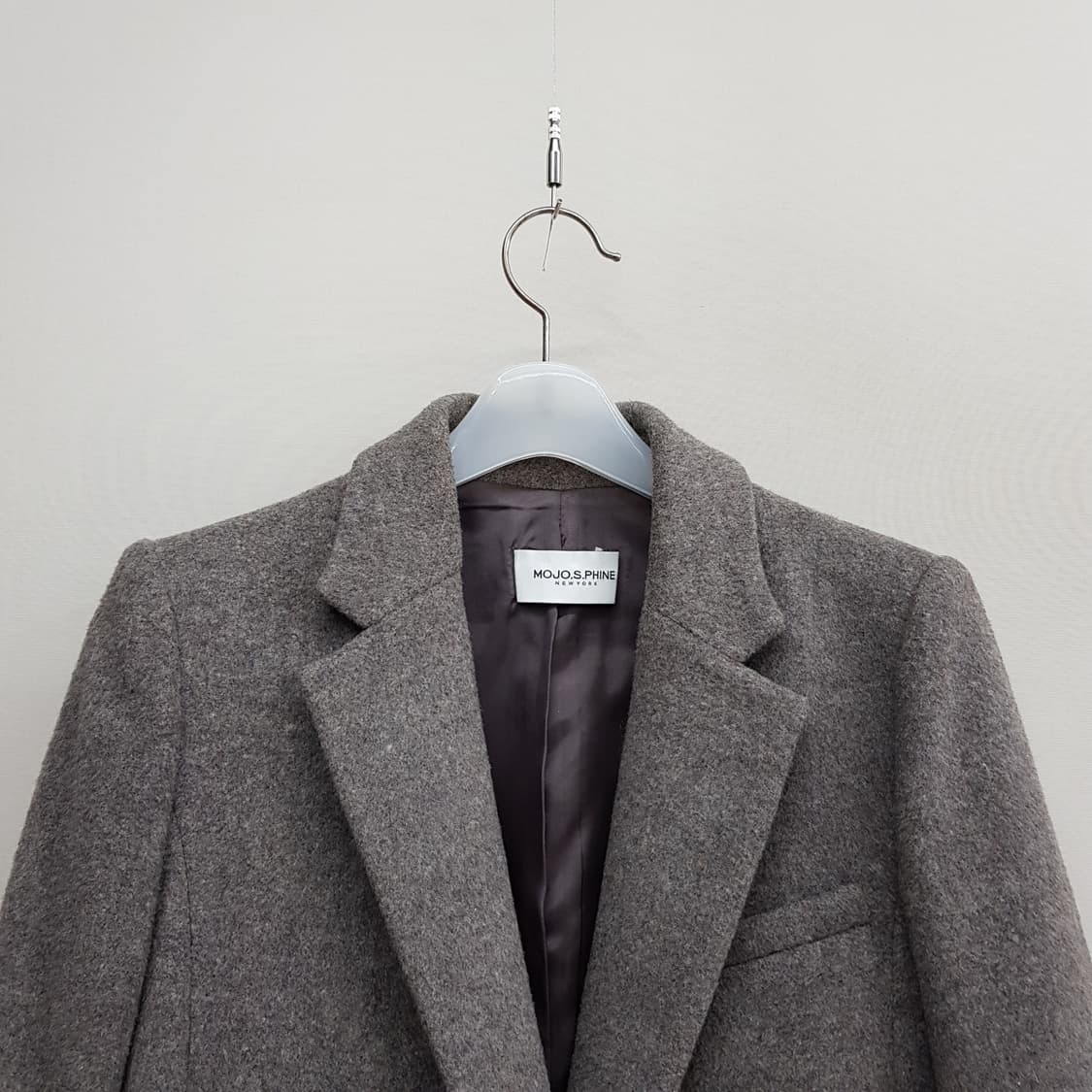 모조에스핀 캐시미어 블랜딩 클래식 울 롱 코트 55사이즈 상품이미지2