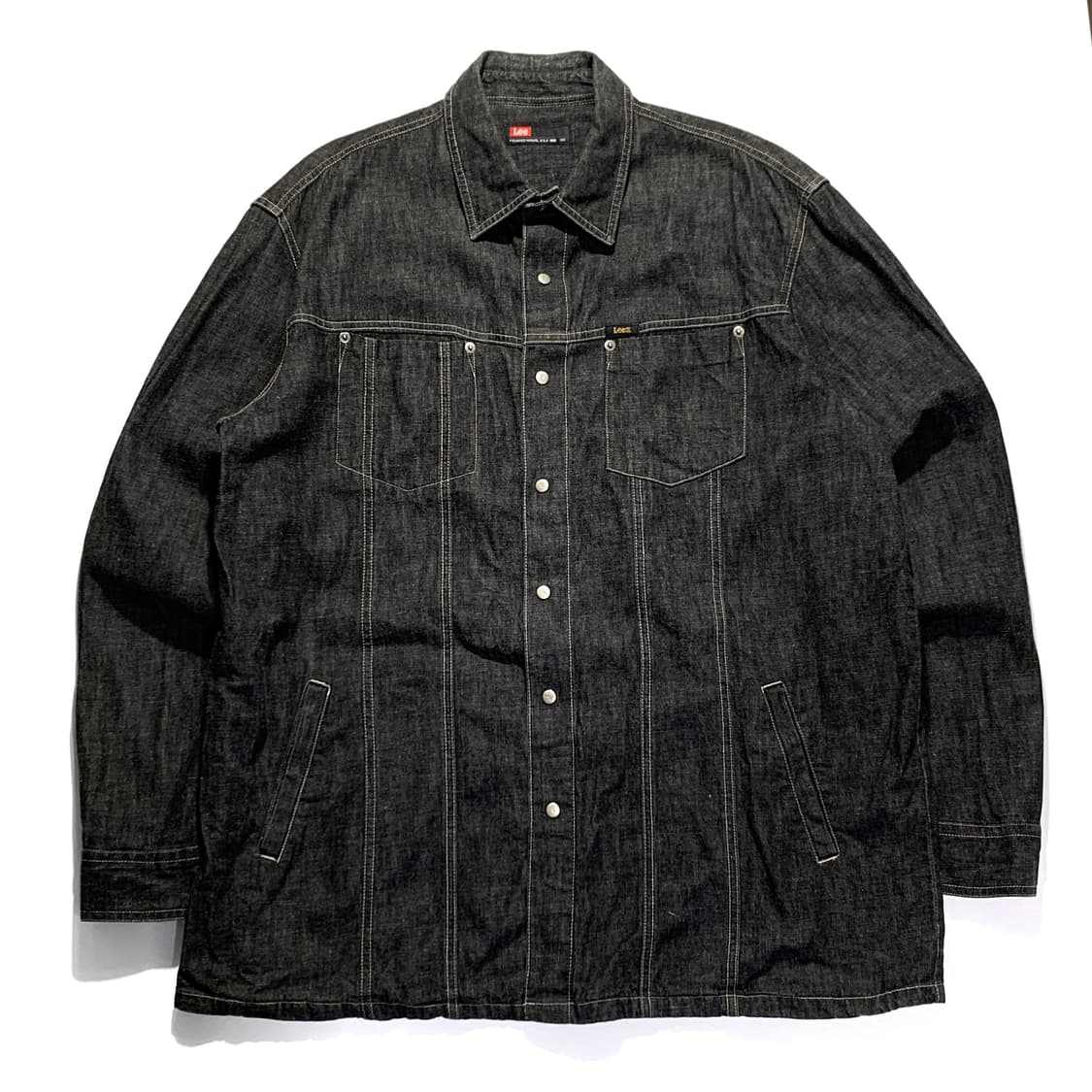 리 데님 셔츠 자켓 상품이미지1