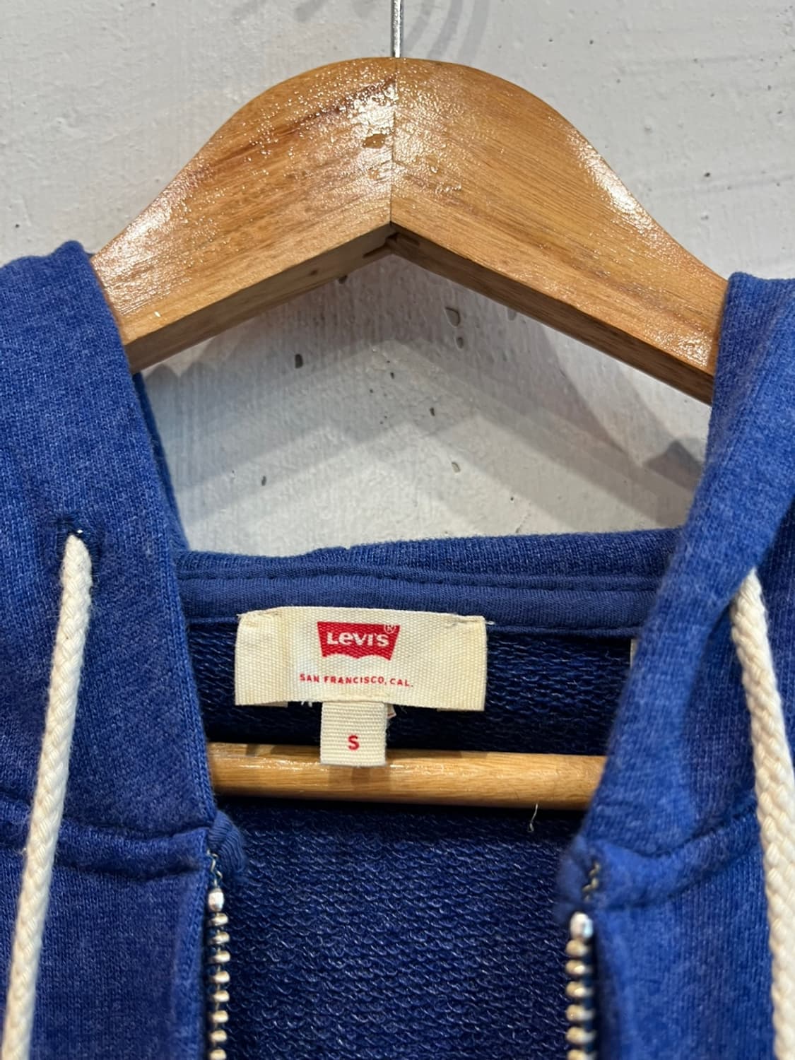 리바이스 로고 후드집업 S 상품이미지4