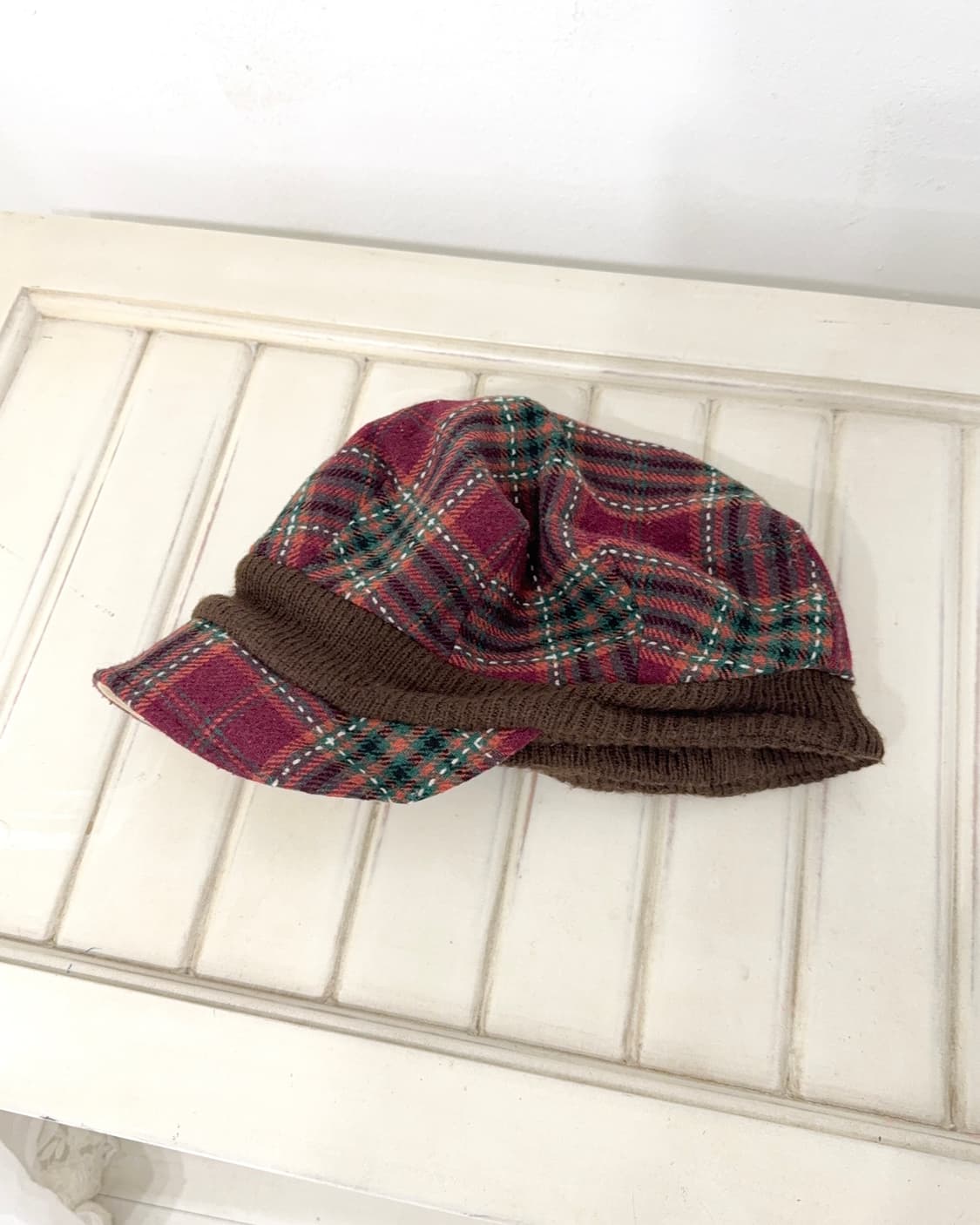 Check Pattern Newsboy Cap 상품이미지5
