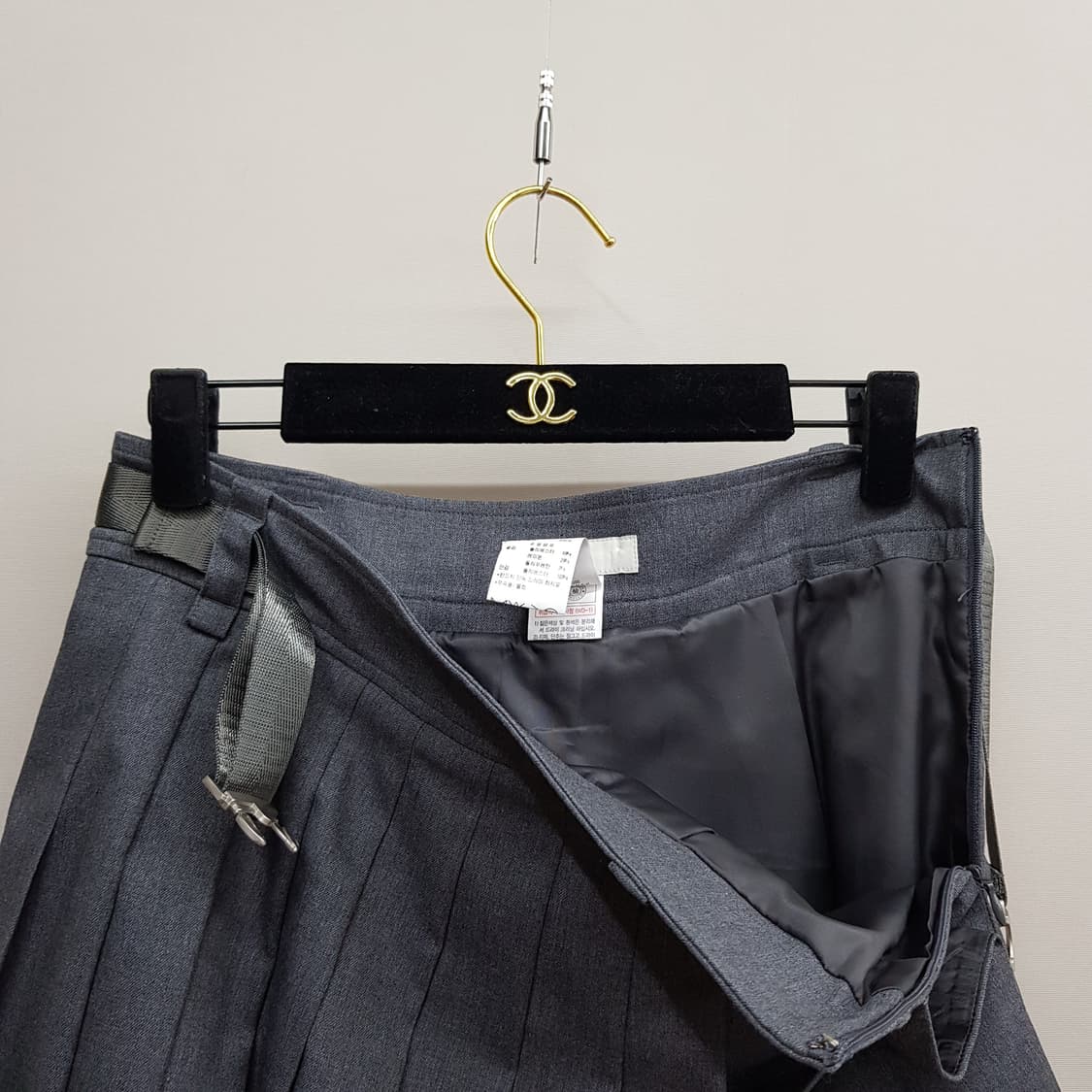 듀엘 2024 플리츠 셋업 스커트 55사이즈 상품이미지3