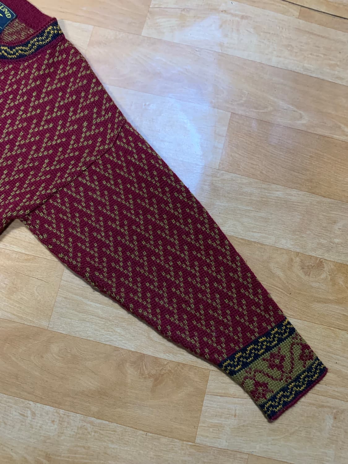 VOLUND 볼룬드 러큰-노르웨이 니팅 카디건(램스울)M 사이즈 상품이미지4