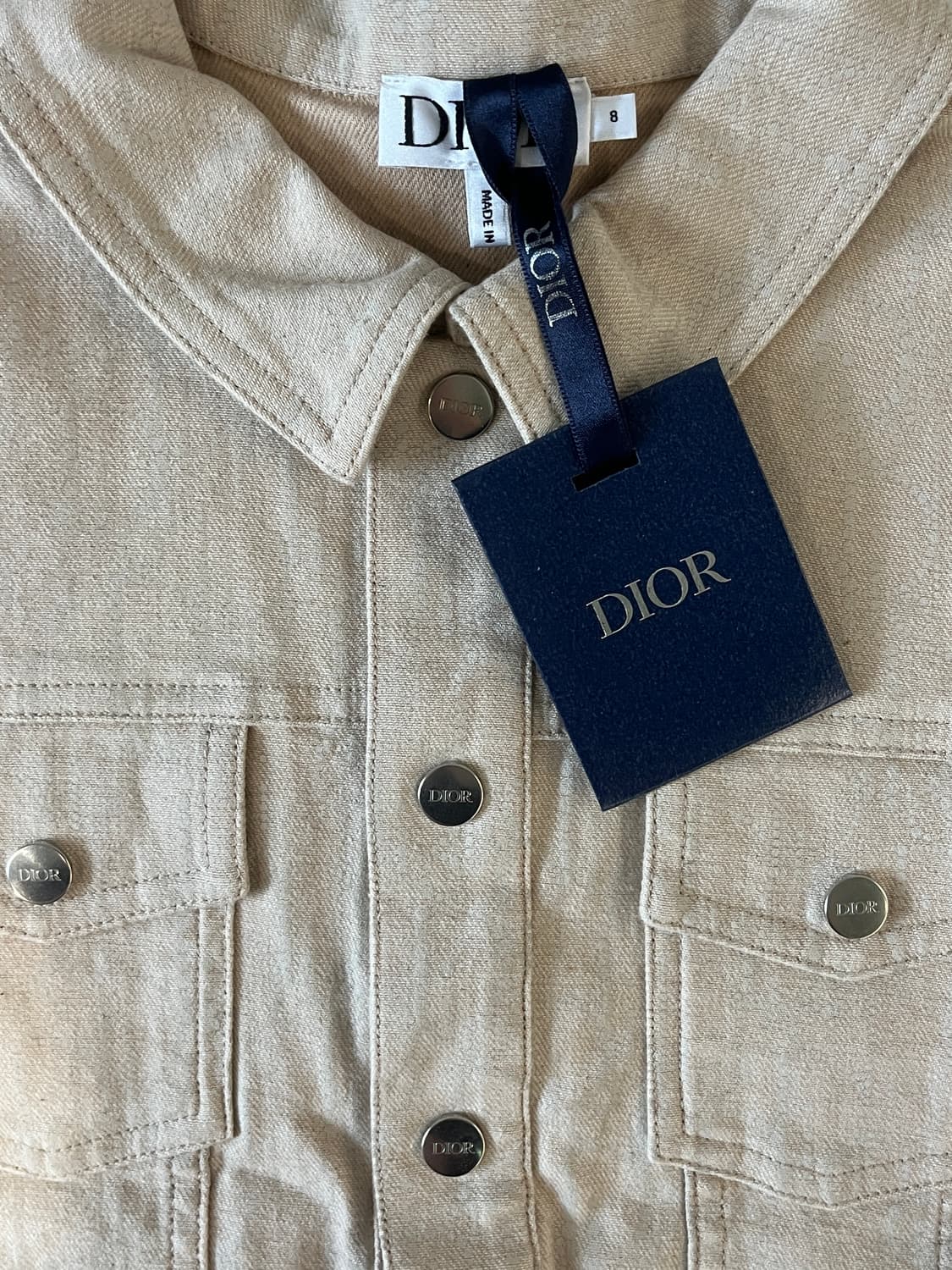 베이비디올 남아 자켓 8세용 베이지 (새상품) 상품이미지2