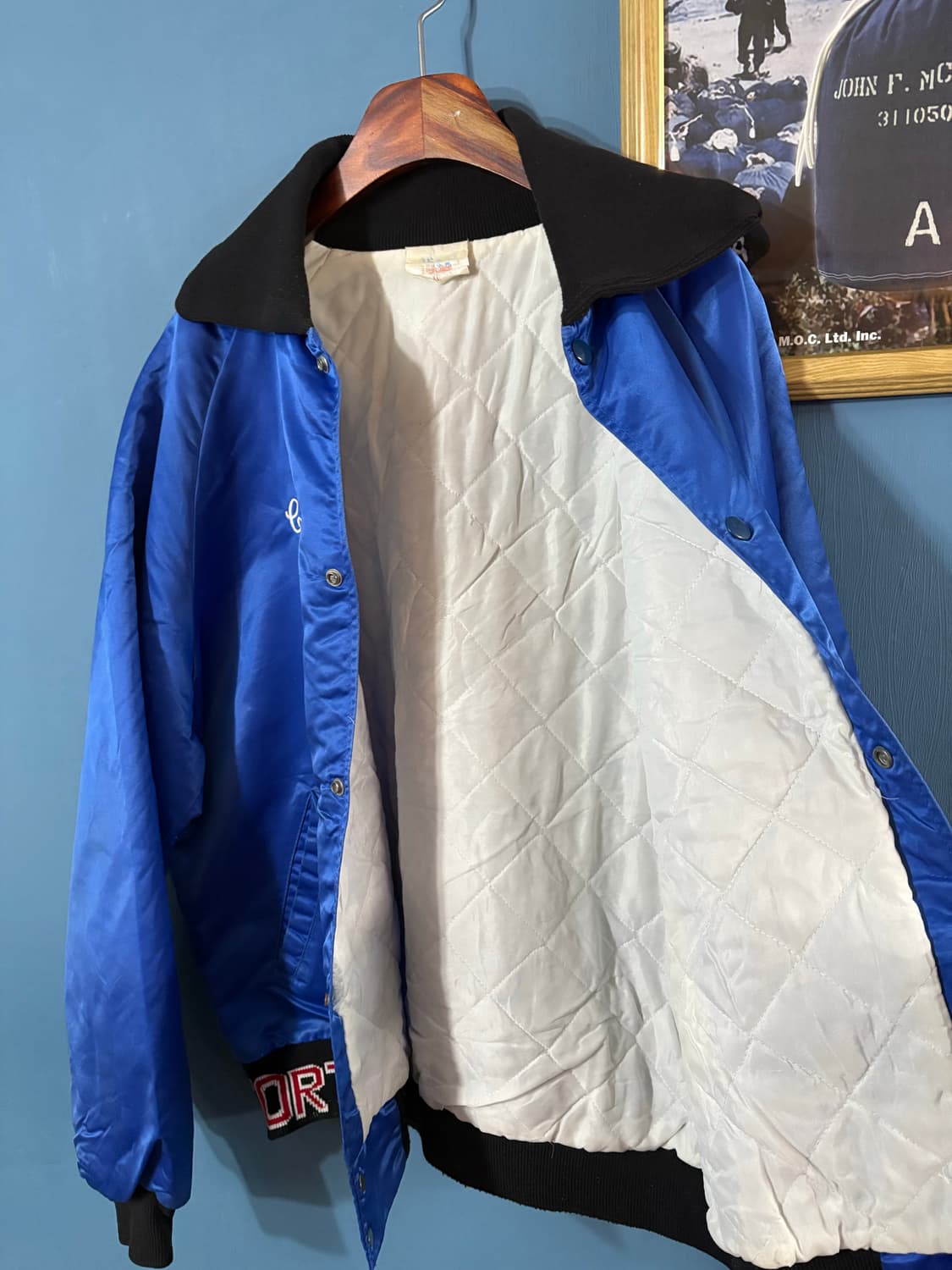 80-90‘s USA West-ark varsity Jacket. 상품이미지7