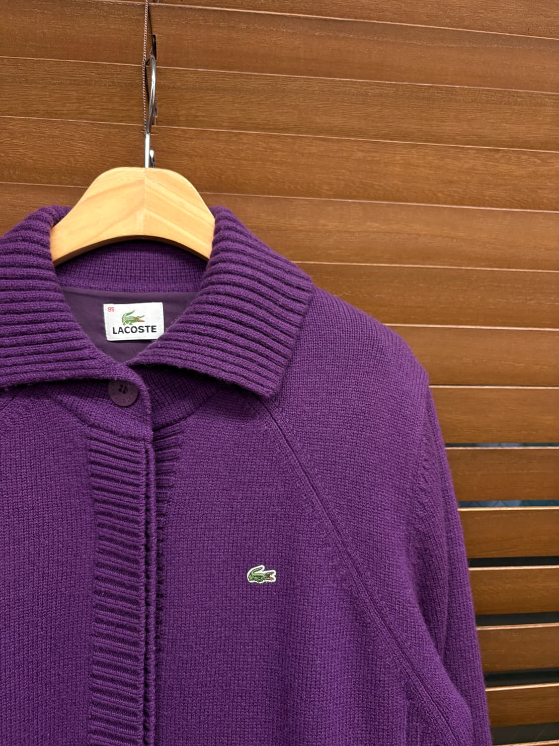 라코스테 버튼 집업 니트 상품이미지6