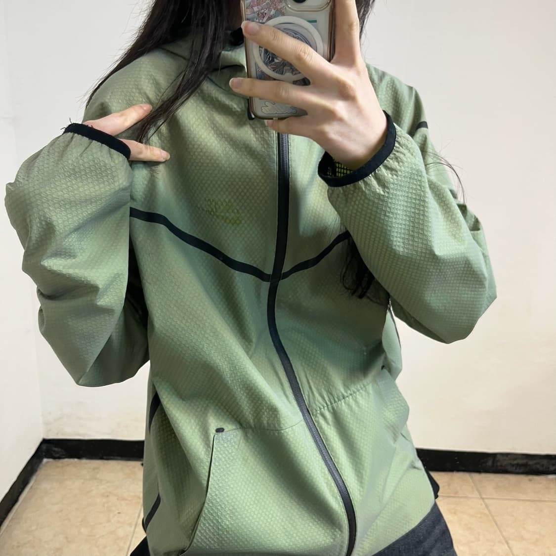 Nike green tech pack windbreaker 상품이미지3